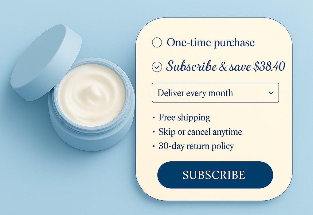 Sky Blue Subscription Widget