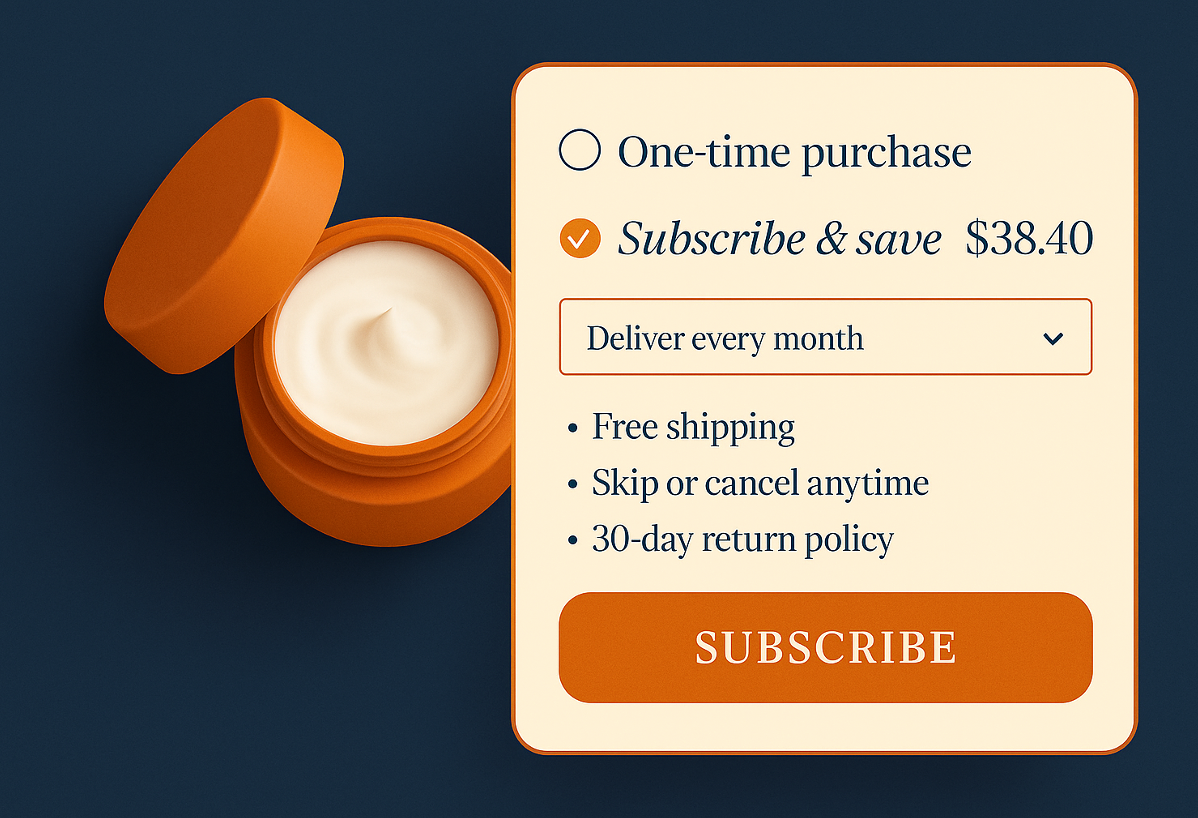 Orange Spark Subscription Widget
