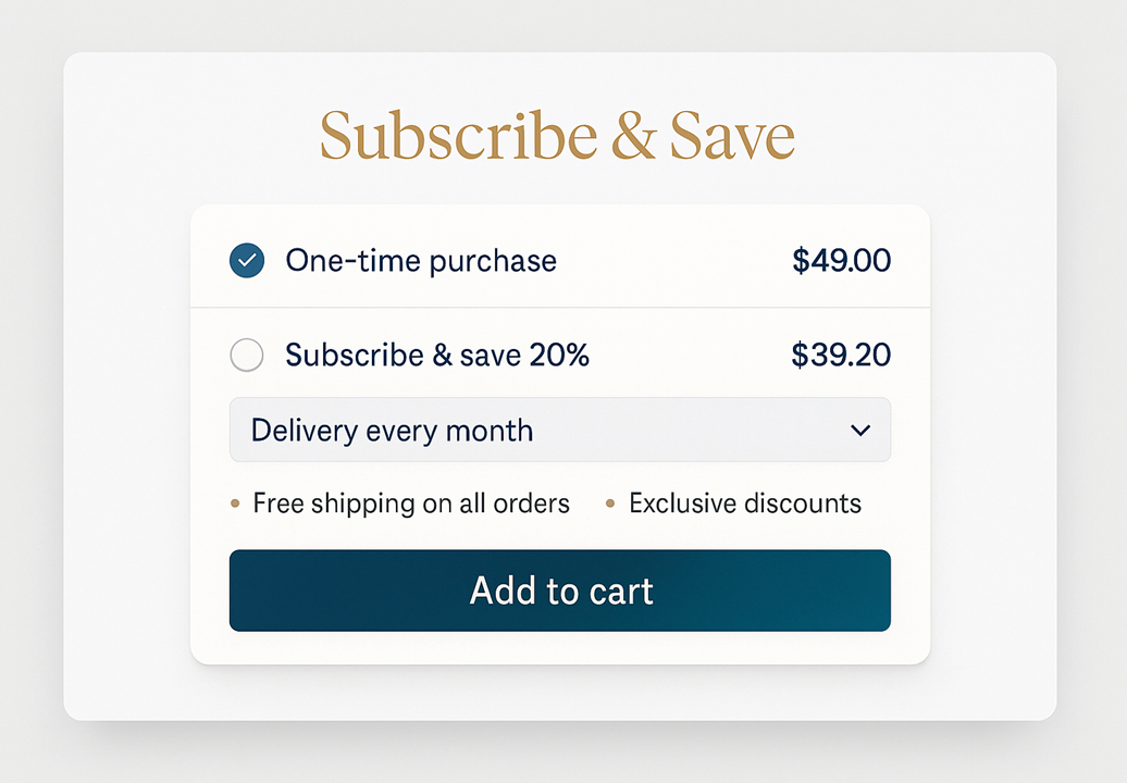Pure White Subscription Widget